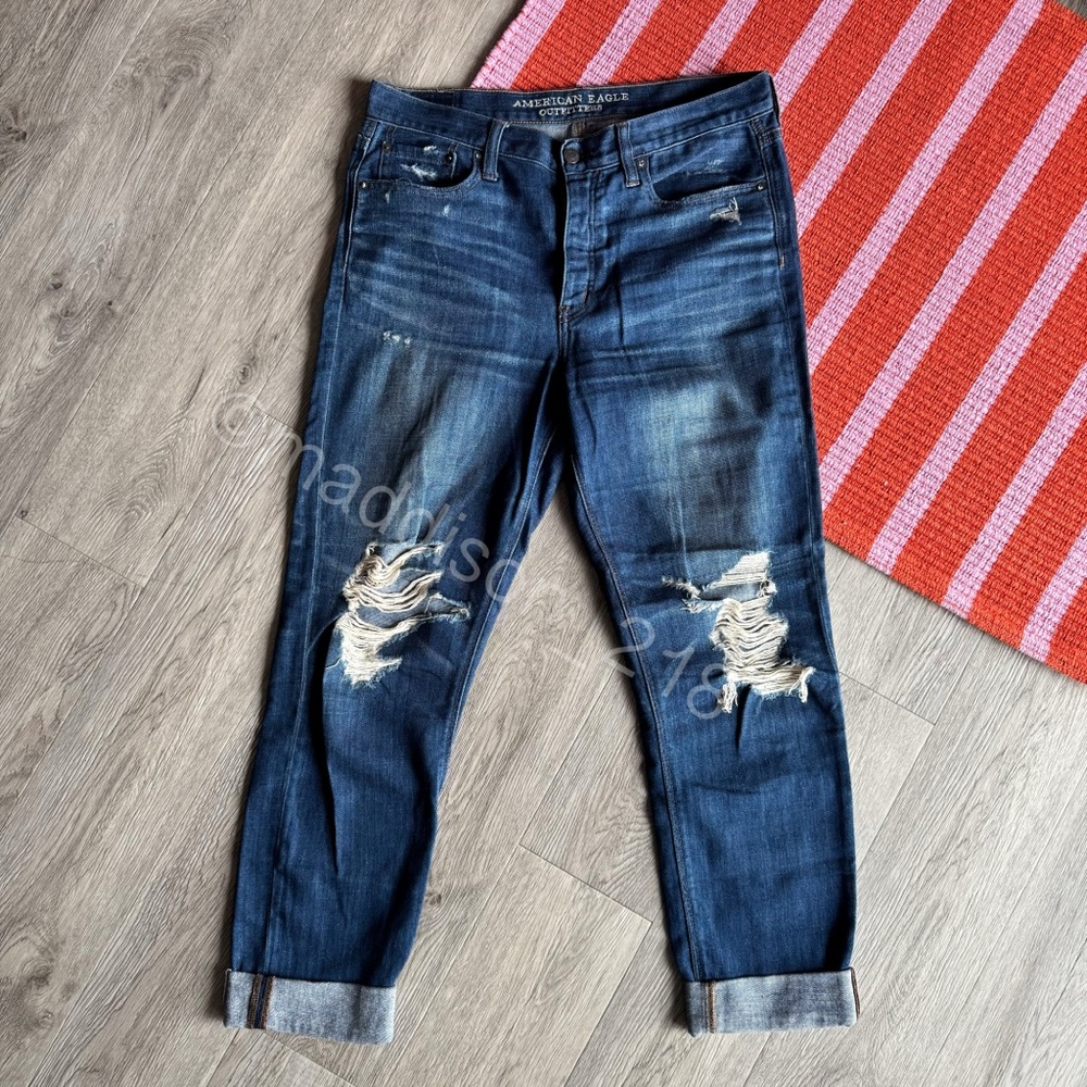 American Eagle X-Long Vintage Hi-Rise Jeans Size 10 Extra Long AE
